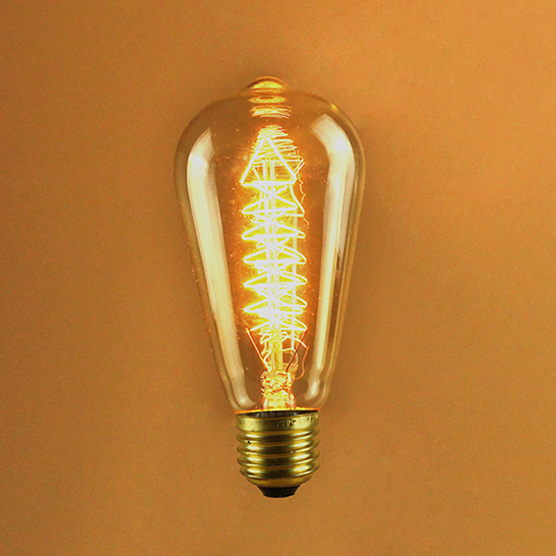 ST64 Classic Twisted Edison Vintage Bulb