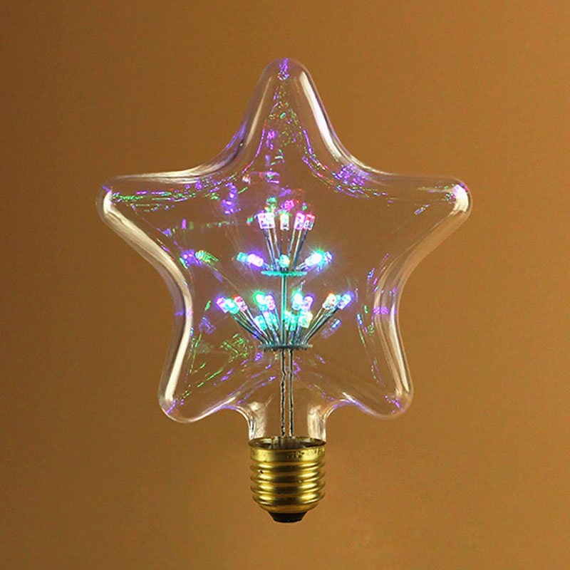 125SC Five Point Star LED Fireworks Bulb