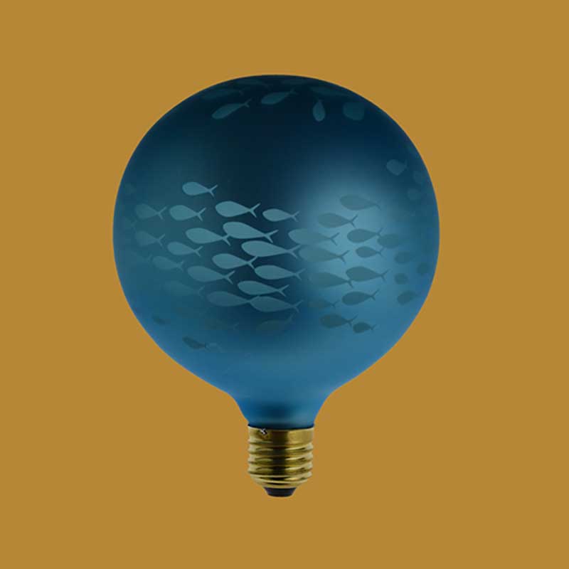 G125 Fish Pattern LED Laser Decorative Bulb