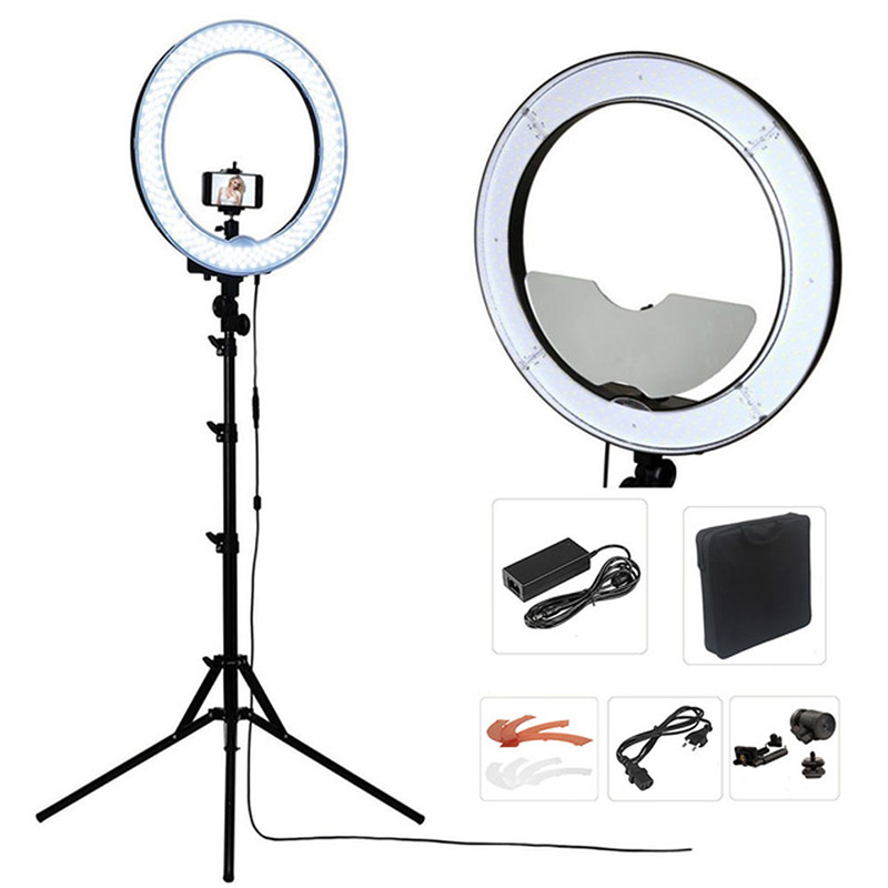 SM-48W LED Ring Light with Mirror