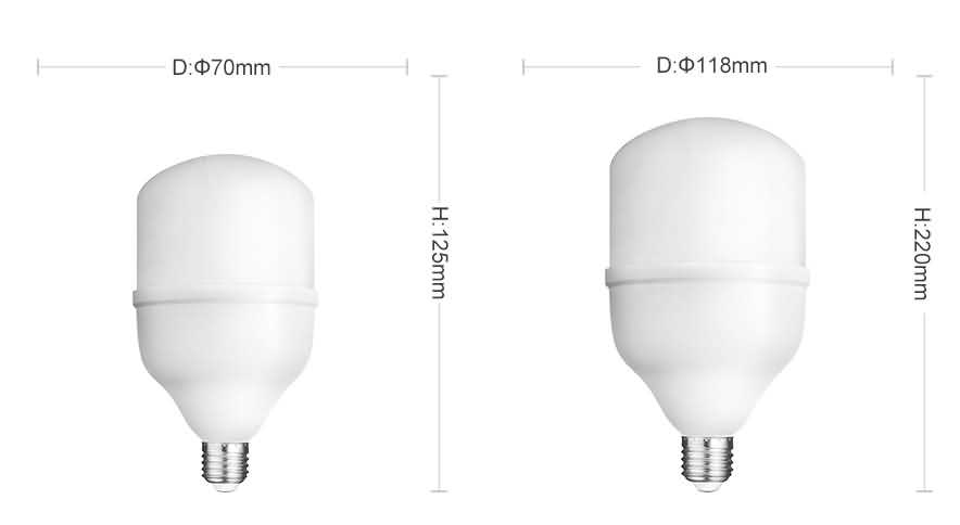 T70 LED light bulb Specification
