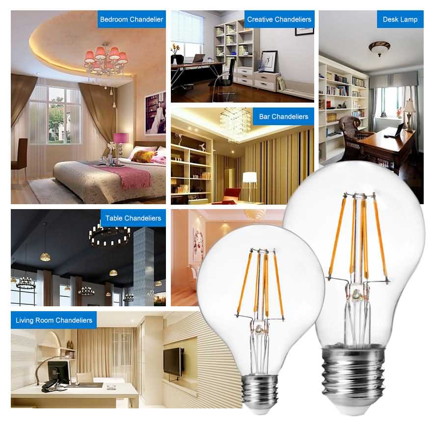 A60 LED Filament Bulb Applications