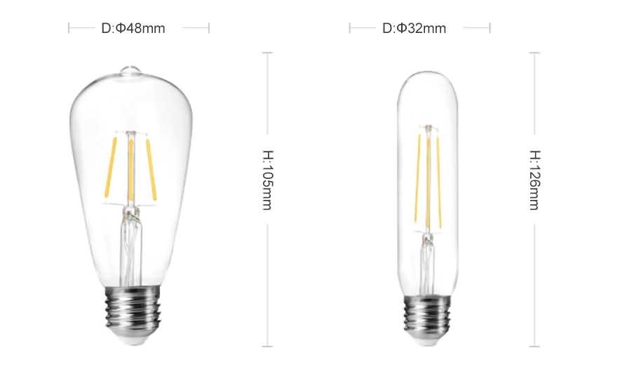 T32 Led Filament Bulb