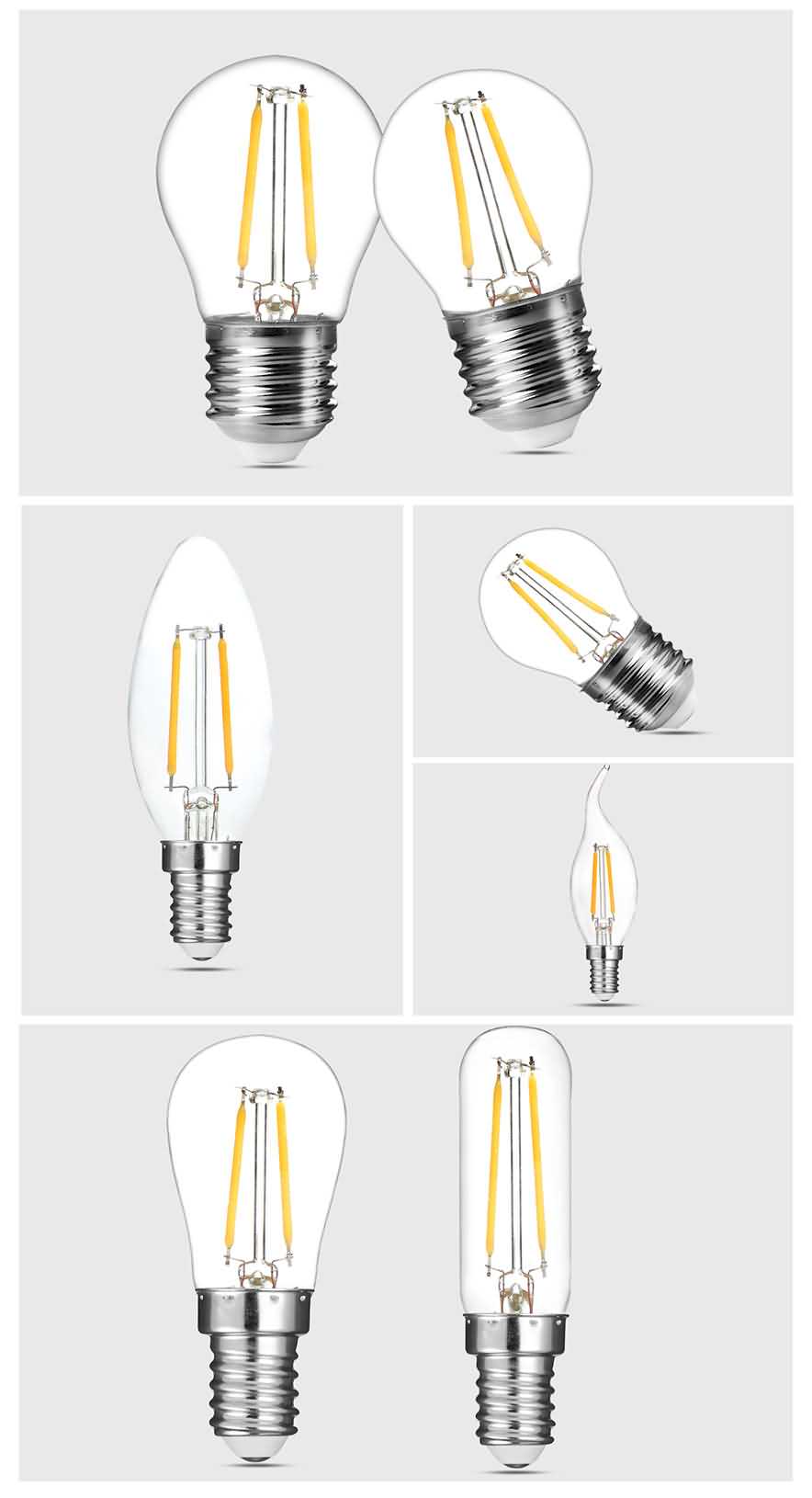 P45 Led Filament Bulb