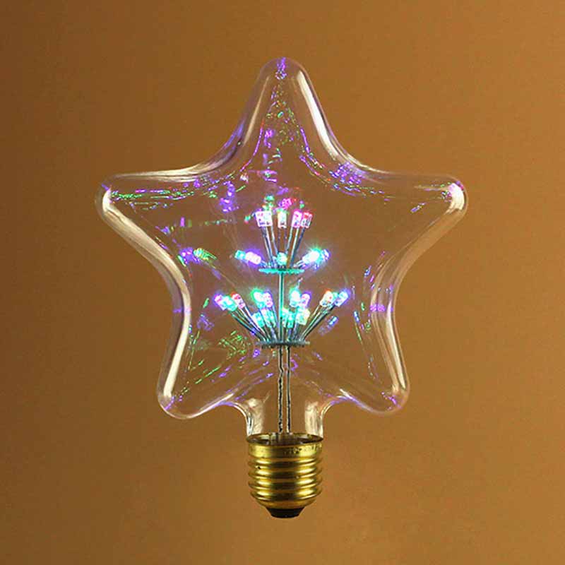 125SC Five Point Star LED Fireworks Bulb
