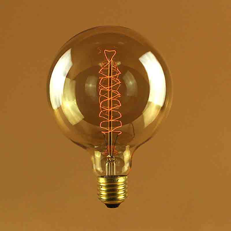 G125 125mm Globe Edison Vintage Bulb