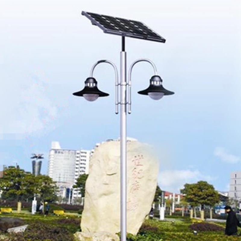 4M double arm solar garden light
